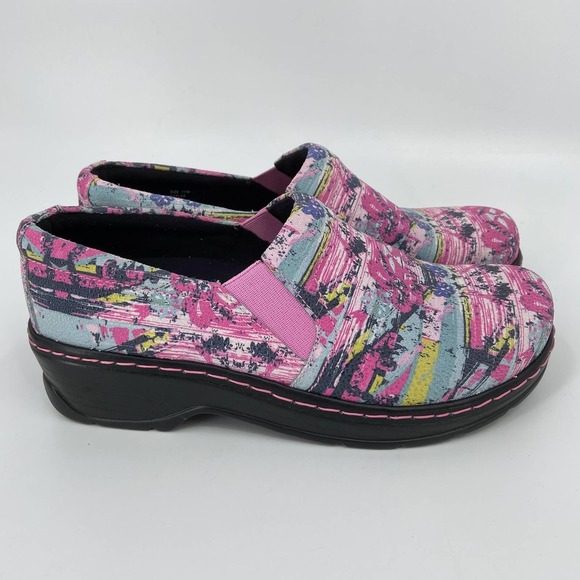 KLOGS Naples Comfort Clog Work Mule Leather Miami Vice Pink Women's Size 11 - Picture 5 of 12